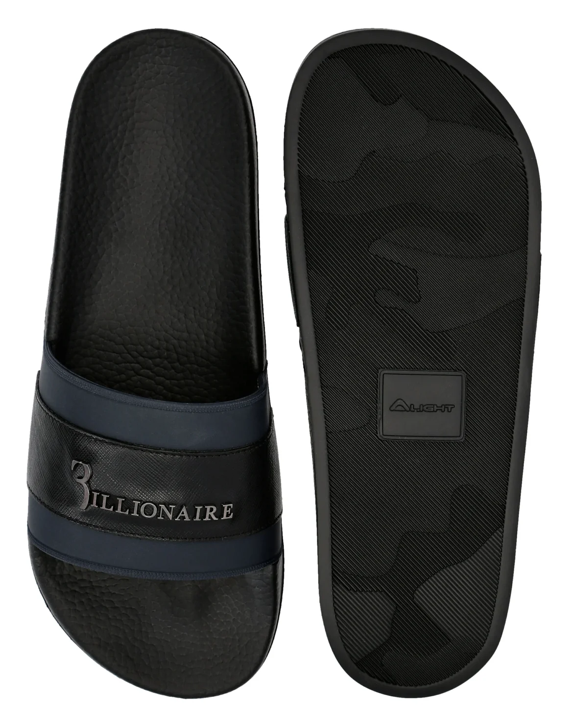 Flat gummy sandals, цвет: Синий
