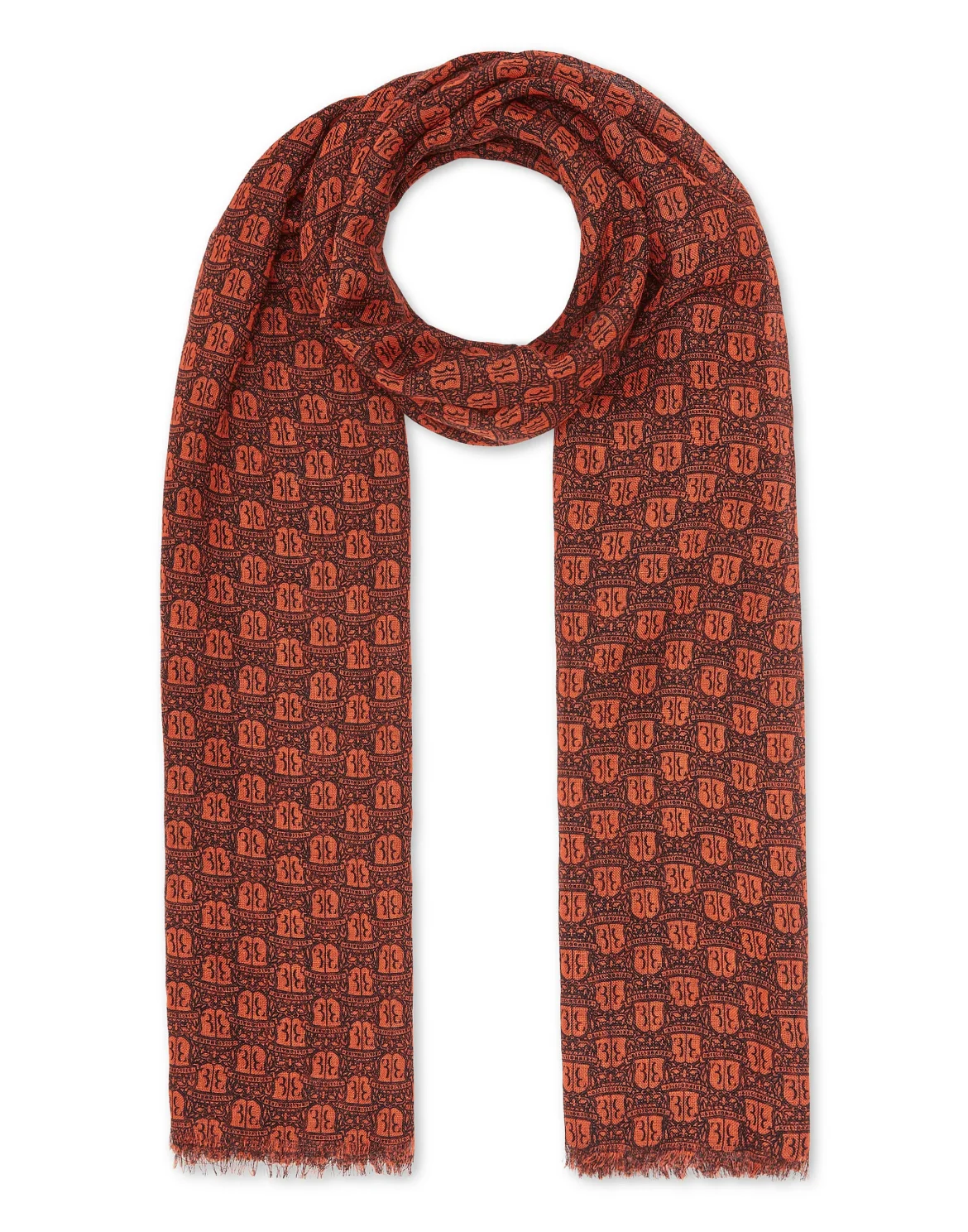 Long Scarf  Crest, цвет: Оранжевый