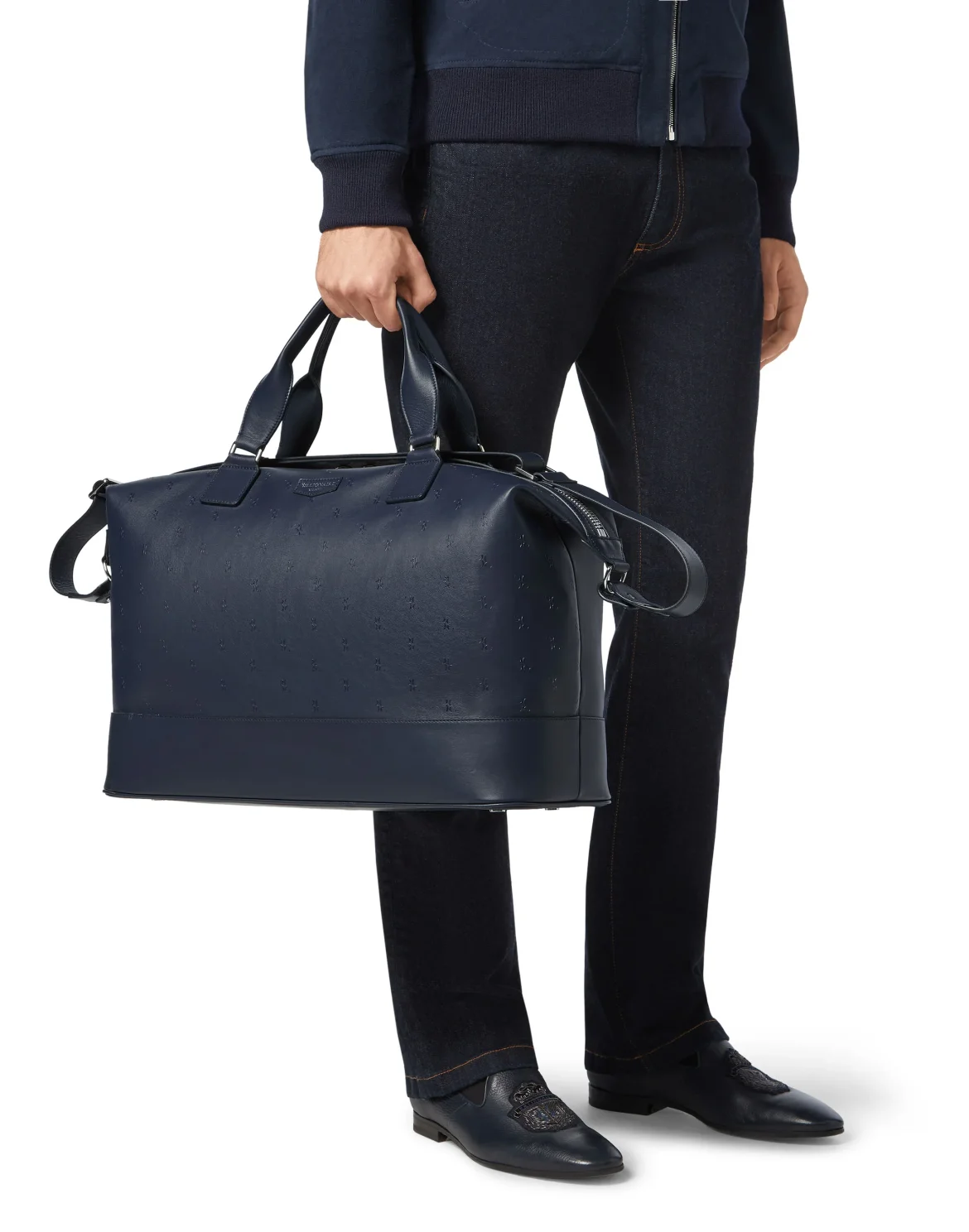 Medium Travel Bag All over BB, цвет: Синий