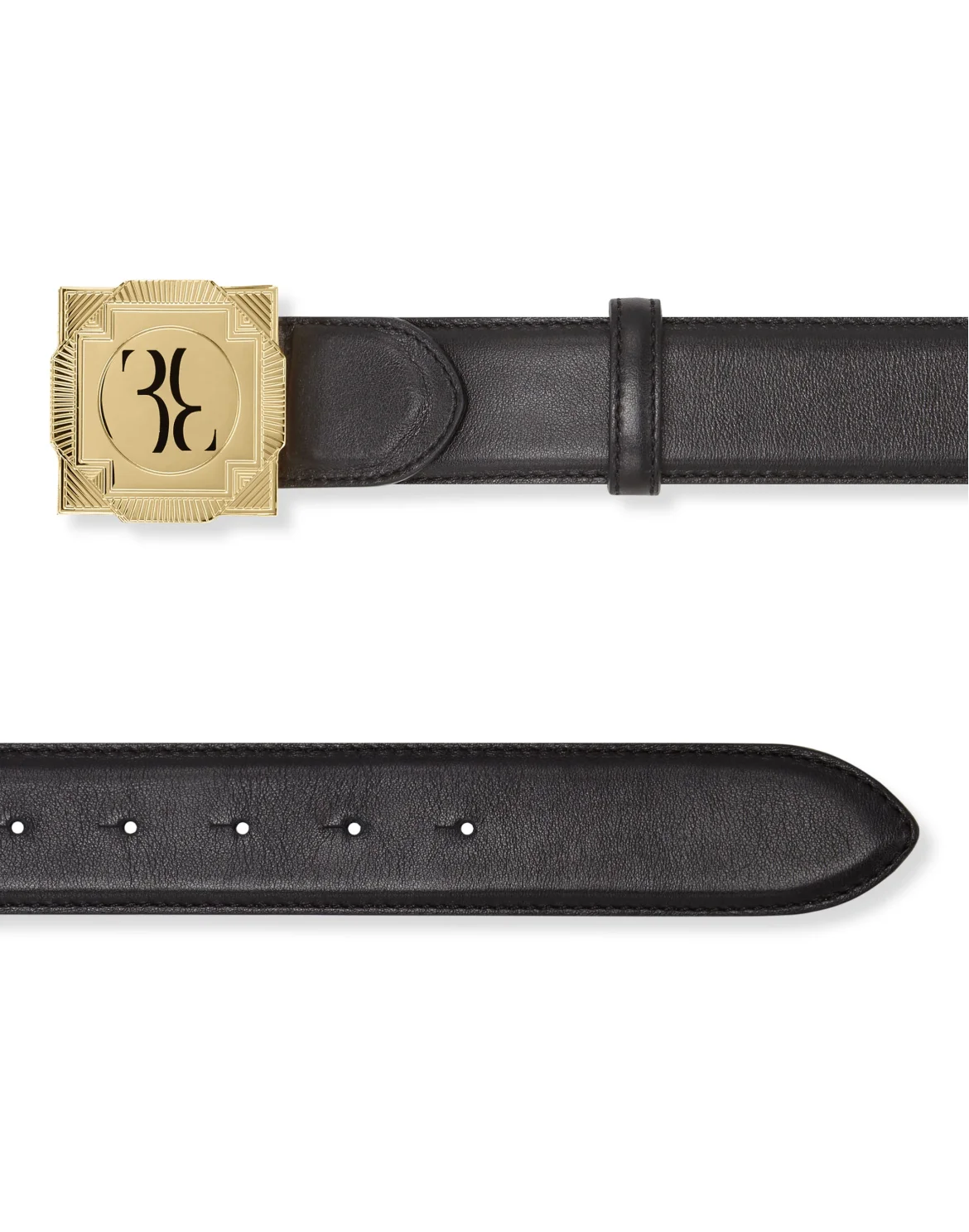 Belt Double B, цвет: Черный
