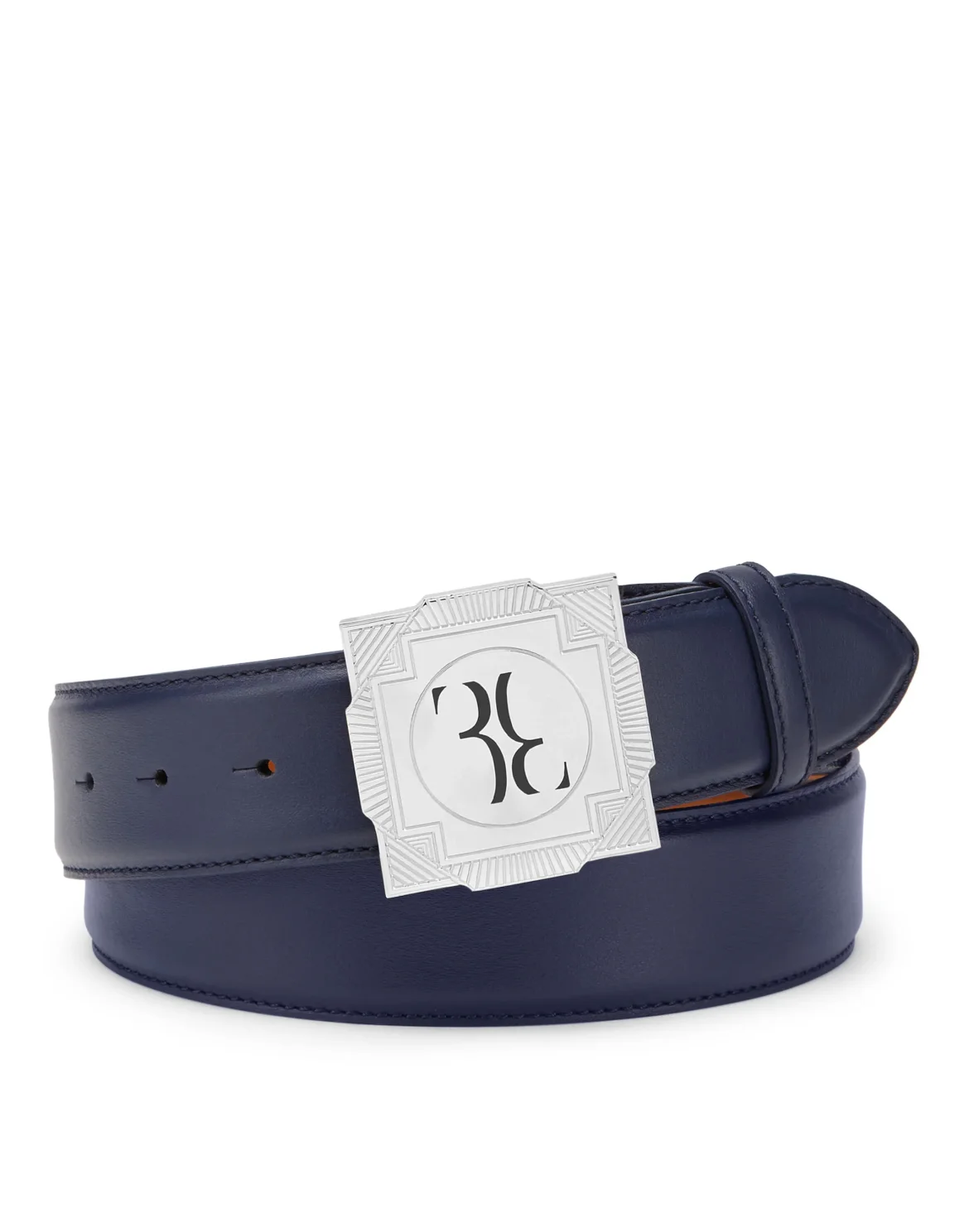 Belt Double B, цвет: Синий