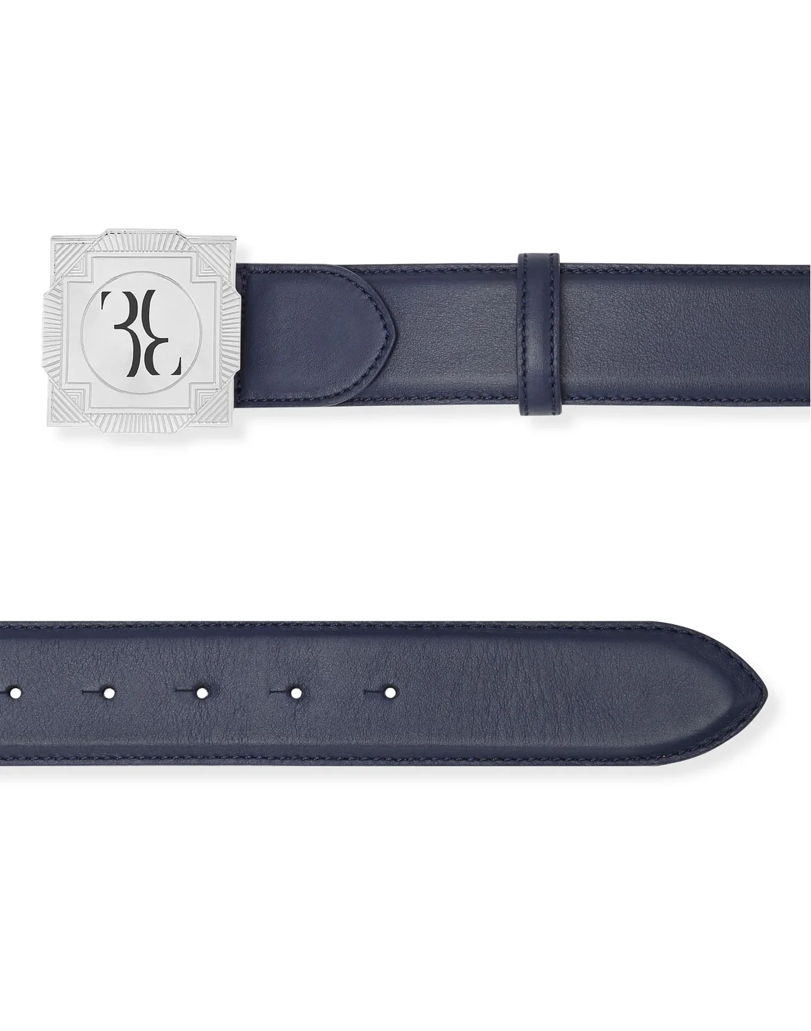 Belt Double B, цвет: Синий