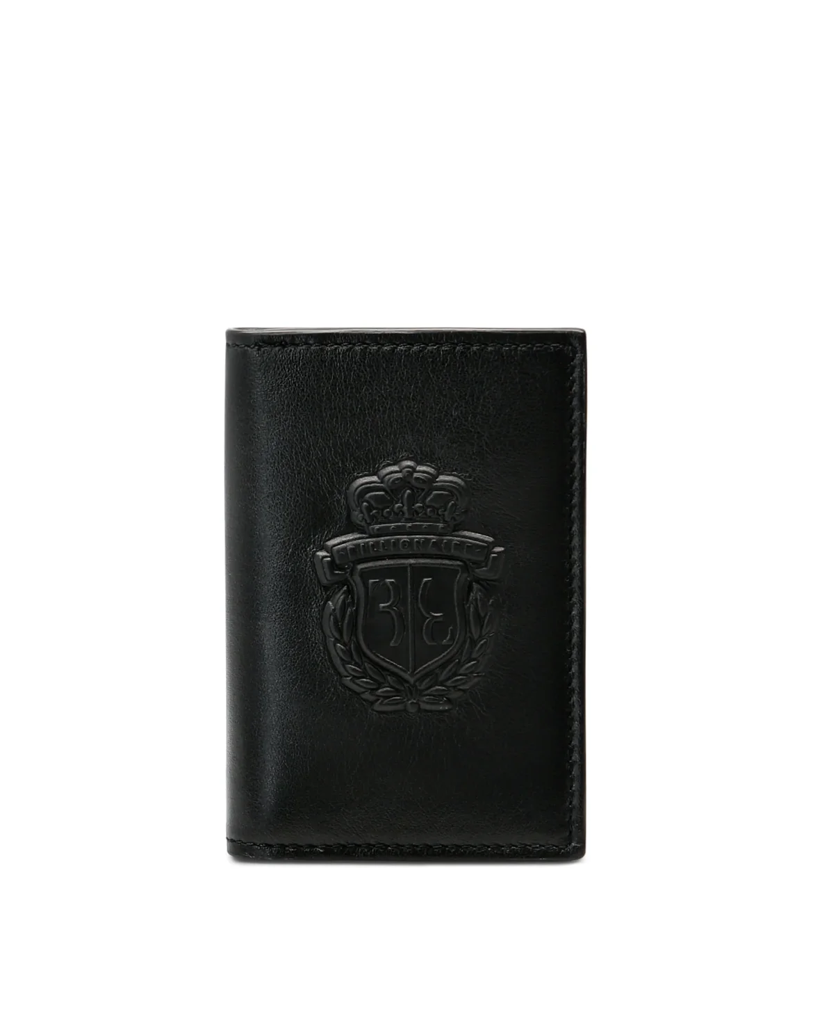 Credit Cards Holder Embossed Crest, цвет: Черный