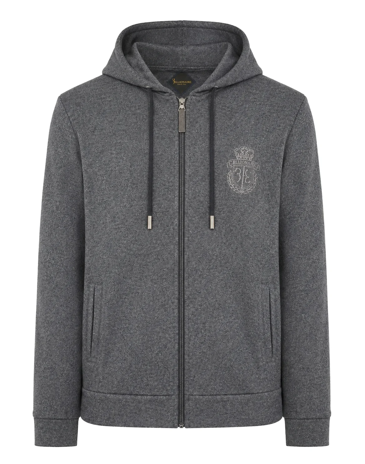 Cotton and Cashmere Hoodie Sweatjacket Crest, цвет: Синий