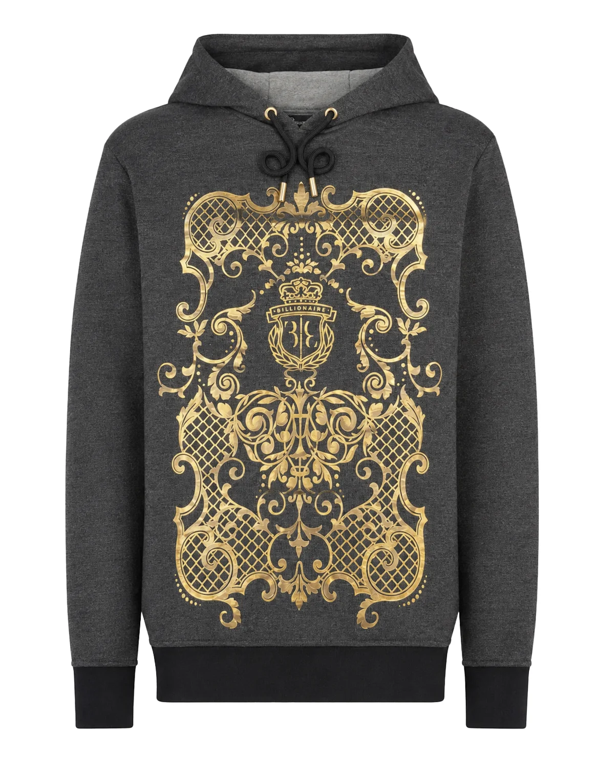 Hoodie sweatshirt Baroque, цвет: Черный