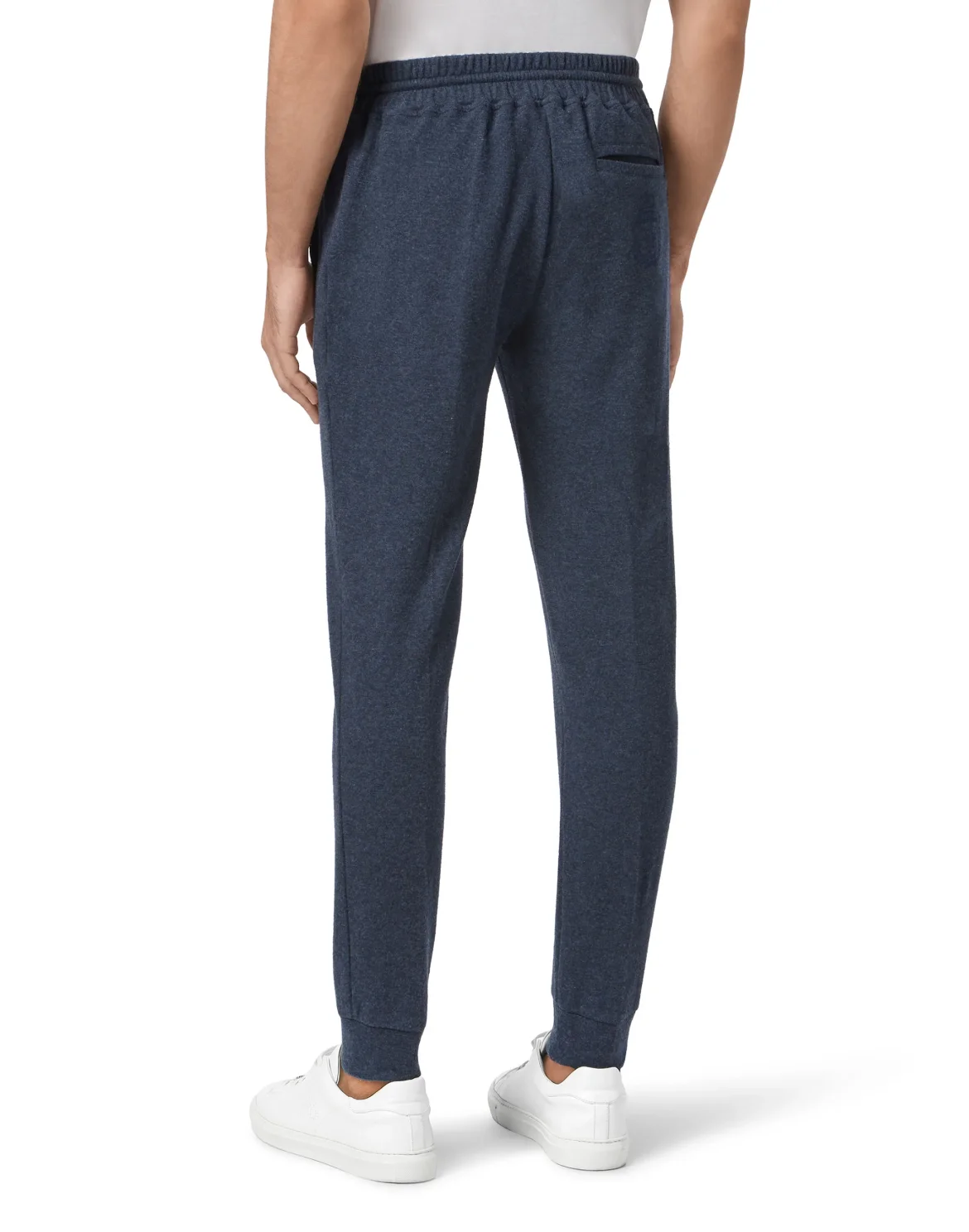 Cotton and Cashmere Jogging Trousers -T Crest, цвет: Синий