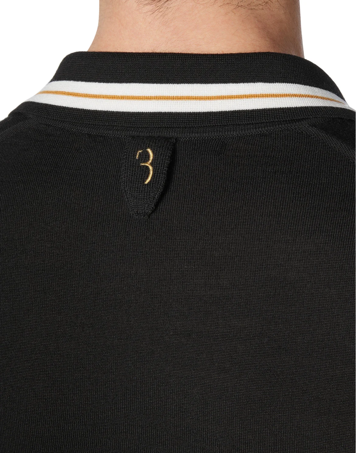 Pullover Polo-Neck LS Double B, цвет: Черный
