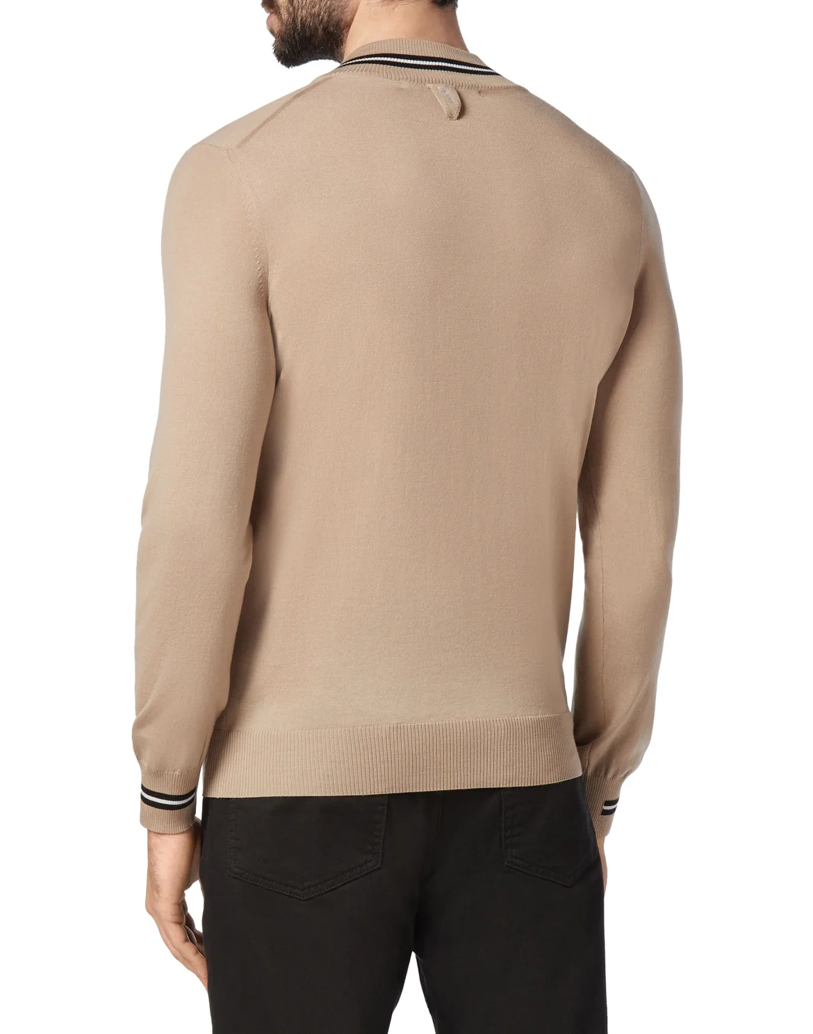 Pullover full zip Double B, цвет: Бежевый