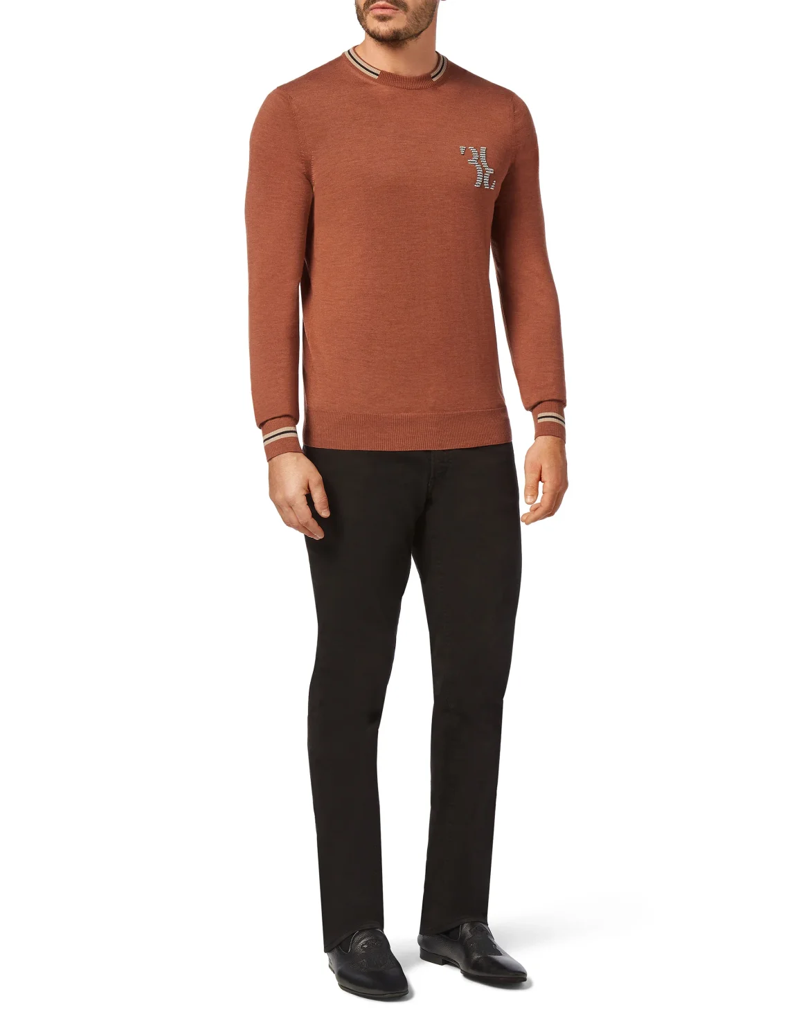 Pullover full zip Double B, цвет: Коричневый