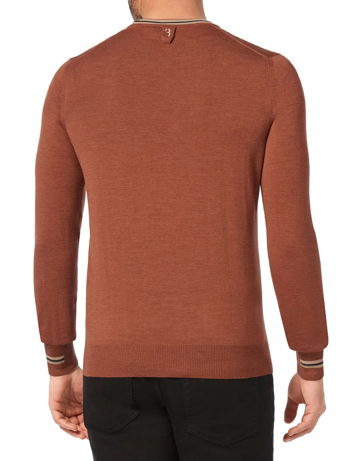 Pullover full zip Double B, цвет: Коричневый