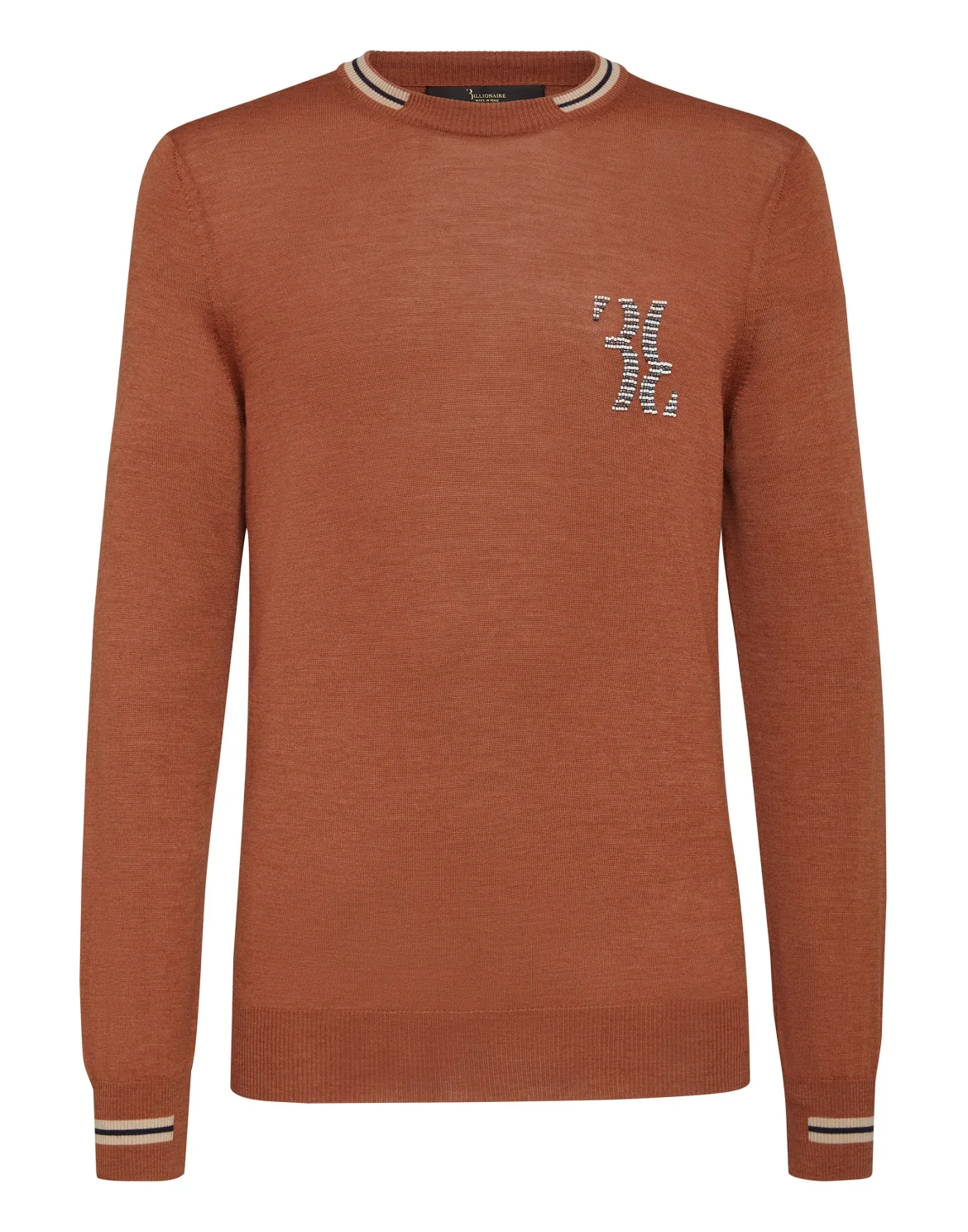 Pullover full zip Double B, цвет: Коричневый