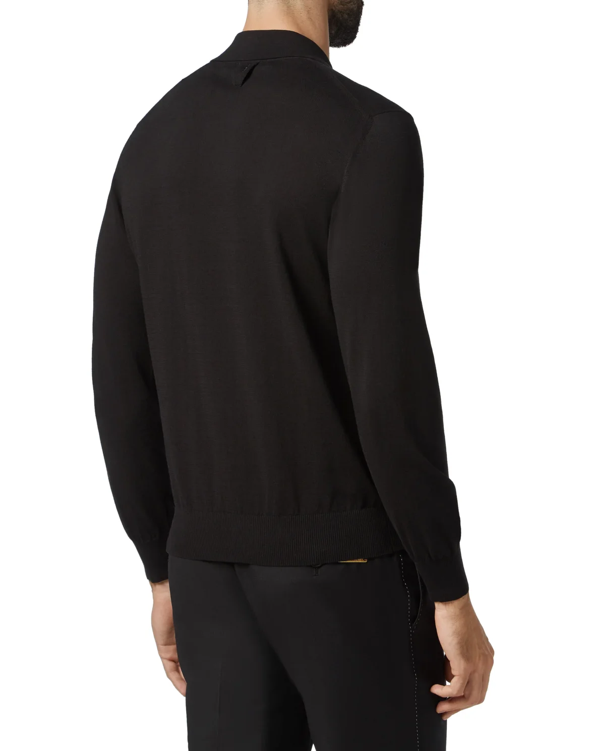 Pullover zip mock Crest, цвет: Черный
