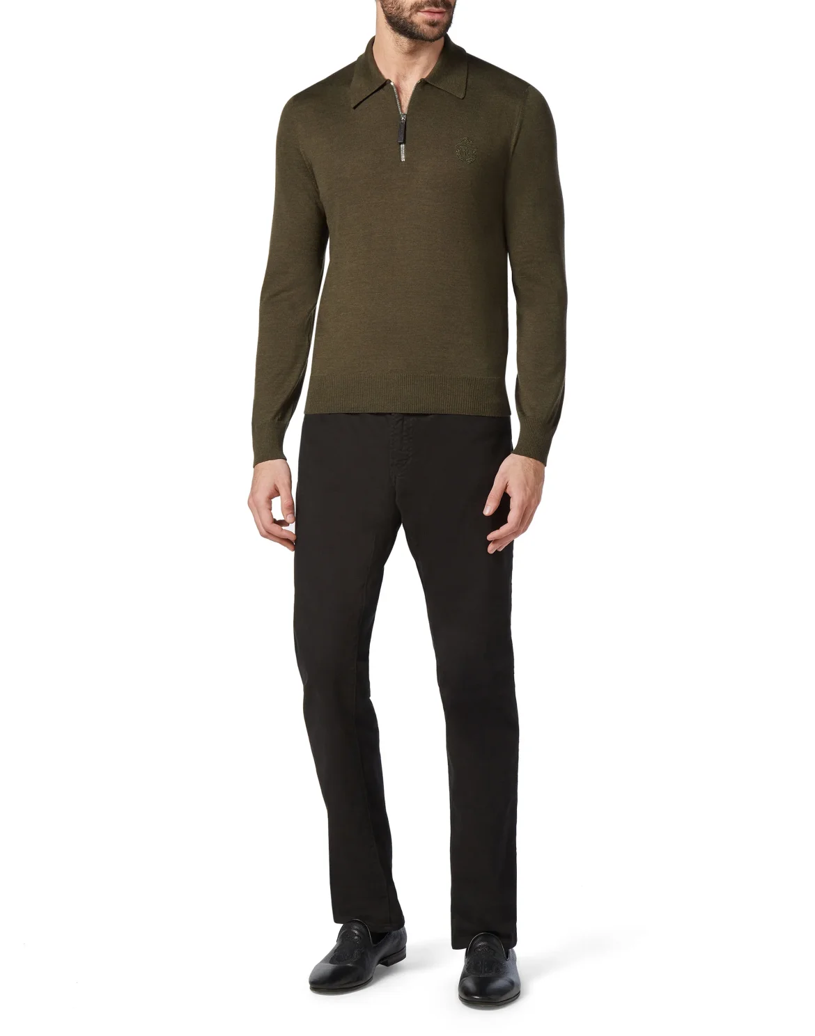 Pullover zip mock Crest, цвет: Камуфляж
