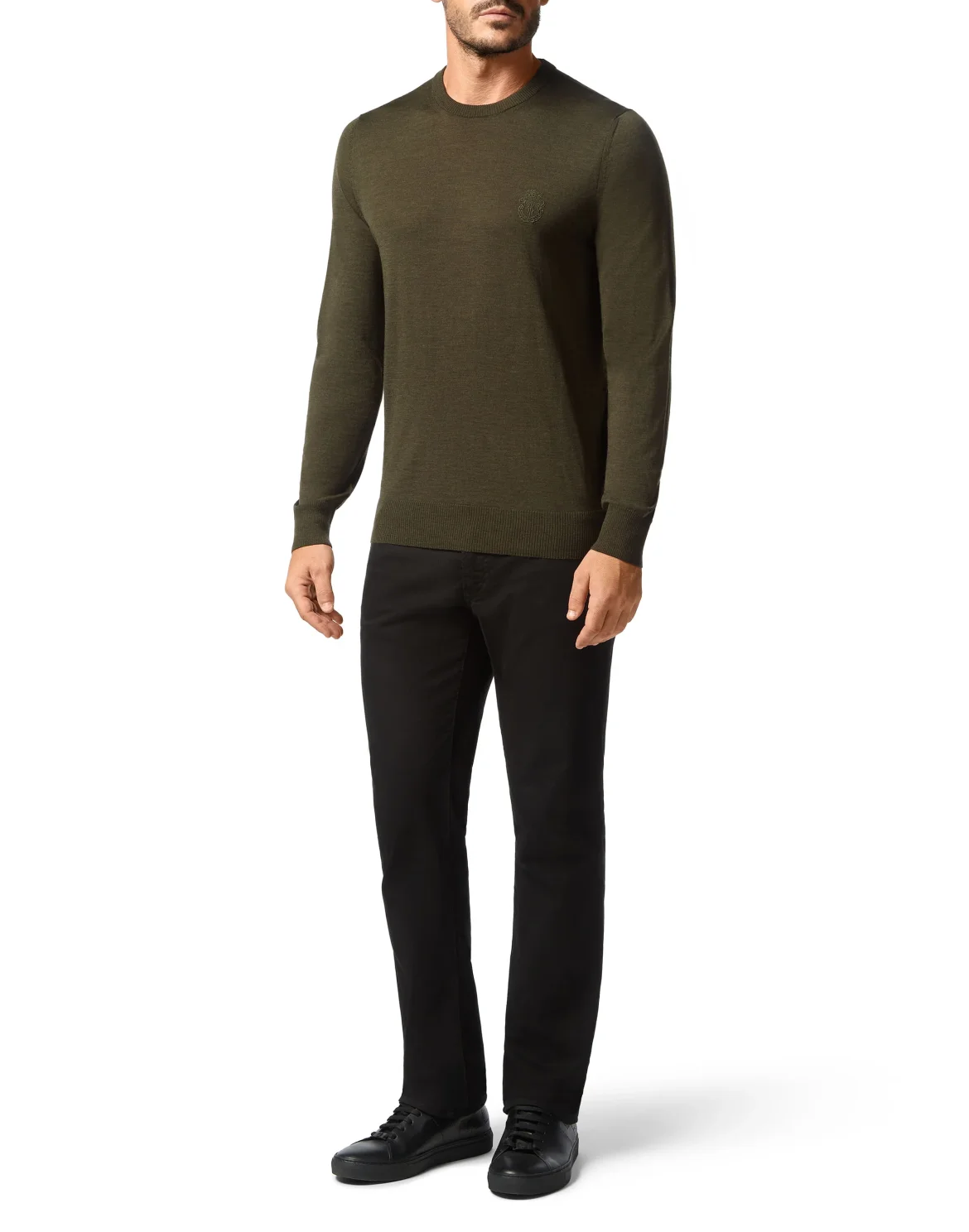 Pullover Round Neck LS Crest, цвет: Камуфляж