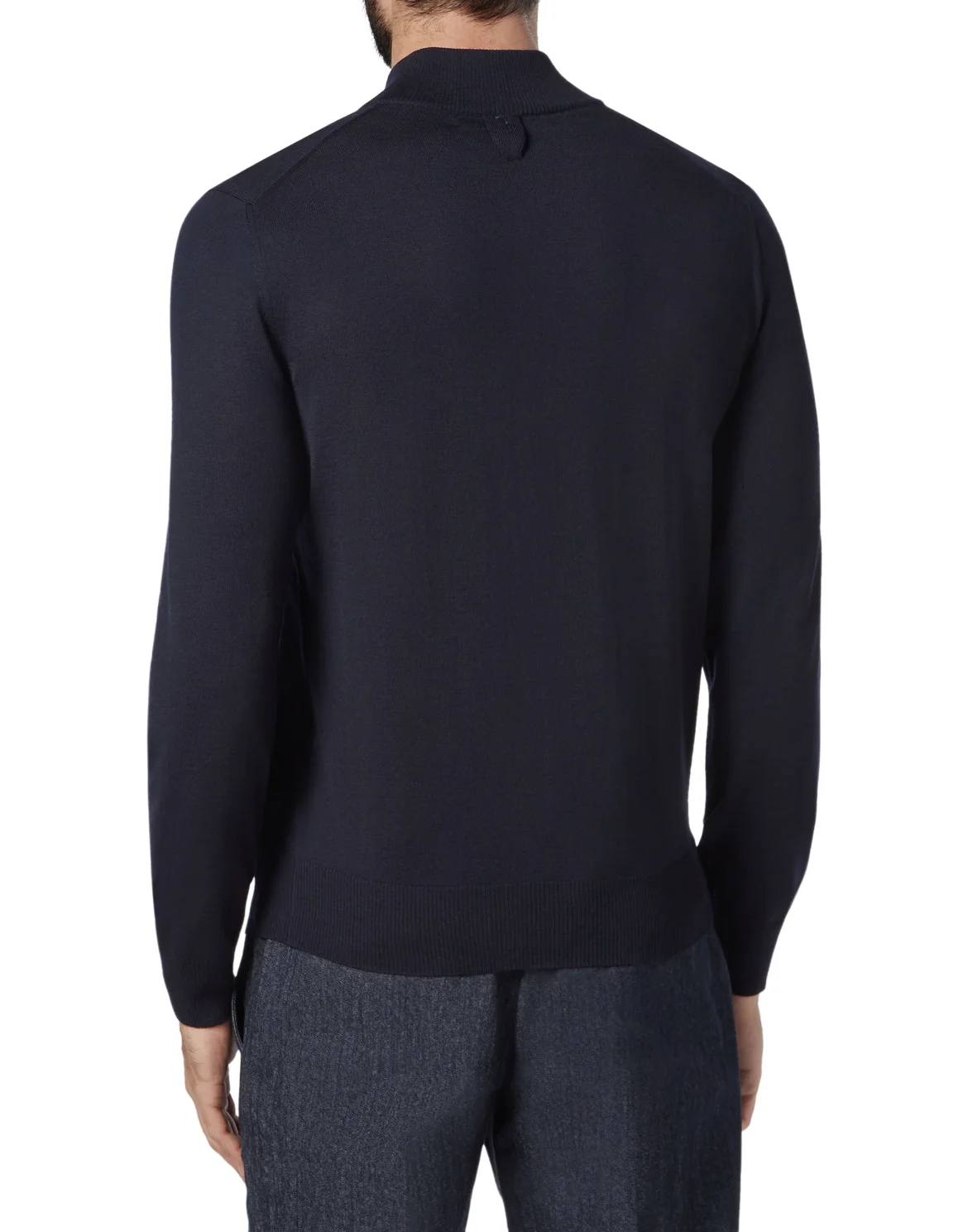 Pullover zip mock Crest, цвет: Синий