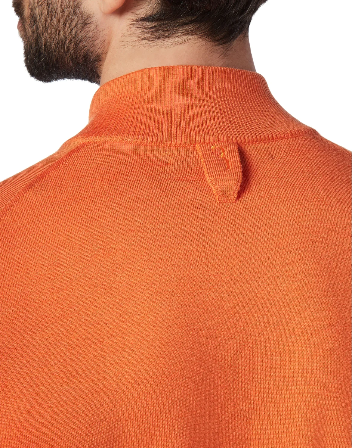 Pullover zip mock Crest, цвет: Оранжевый