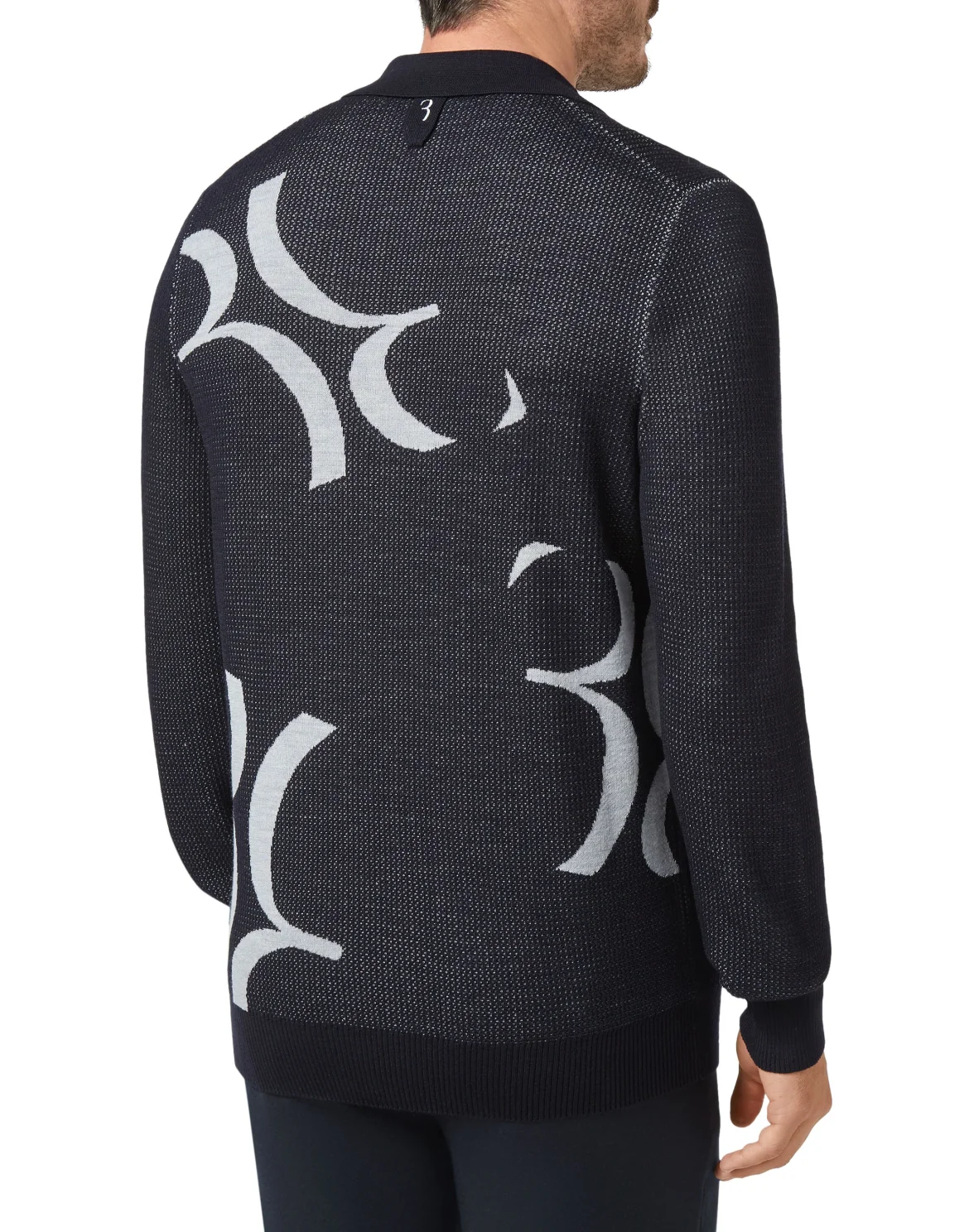 Pullover zip mock Double B, цвет: Синий
