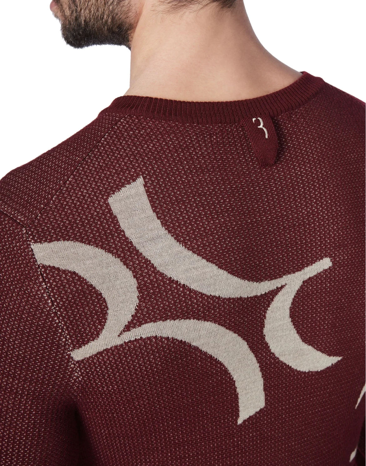 Pullover Round Neck LS Double B, цвет: Красный