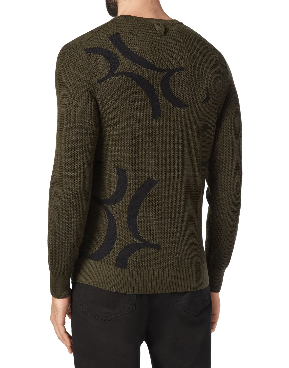 Pullover Round Neck LS Double B, цвет: Камуфляж