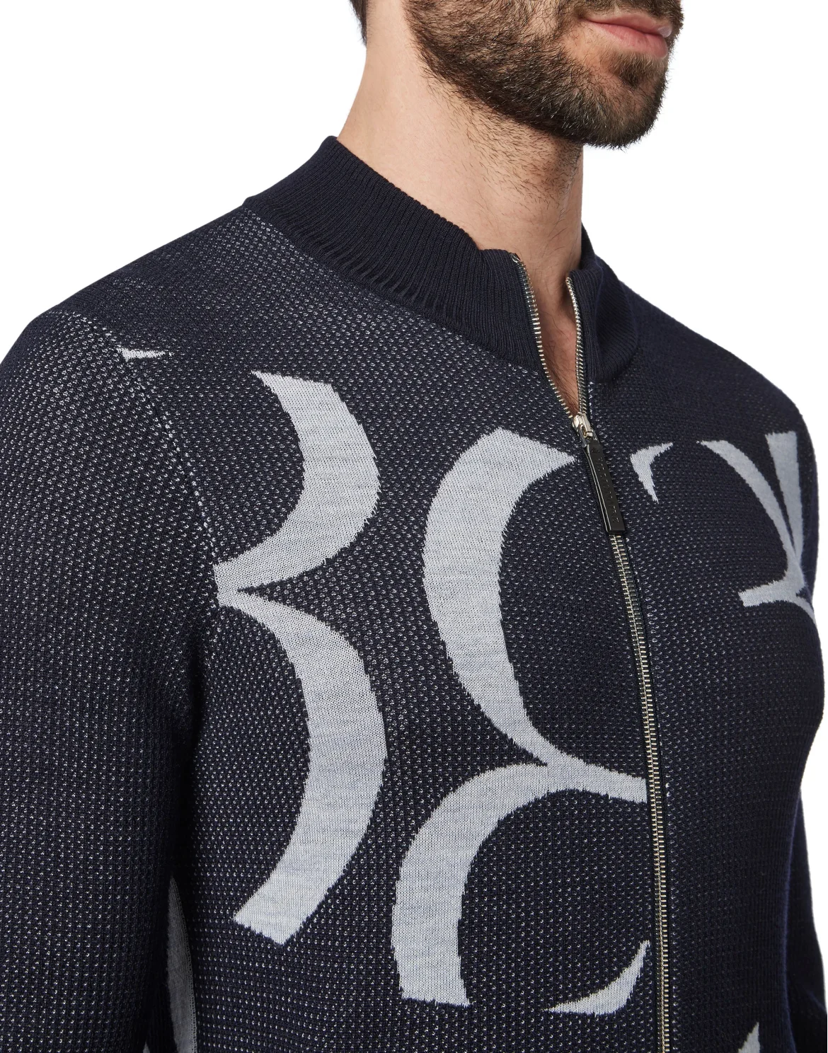 Pullover full zip Double B, цвет: Синий