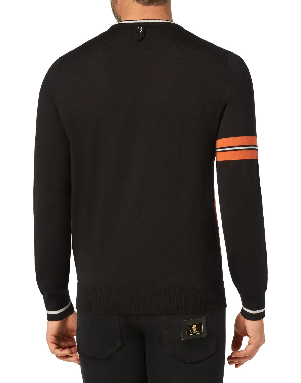 Pullover Round Neck LS Cars Racing, цвет: Черный
