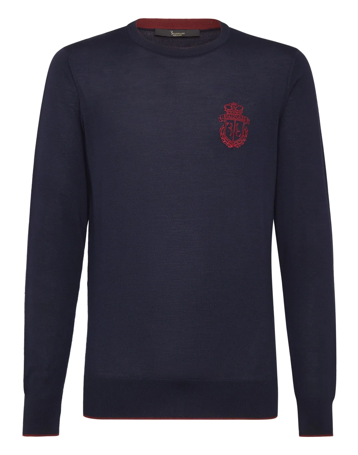 Pullover Round Neck LS Crest, цвет: Синий