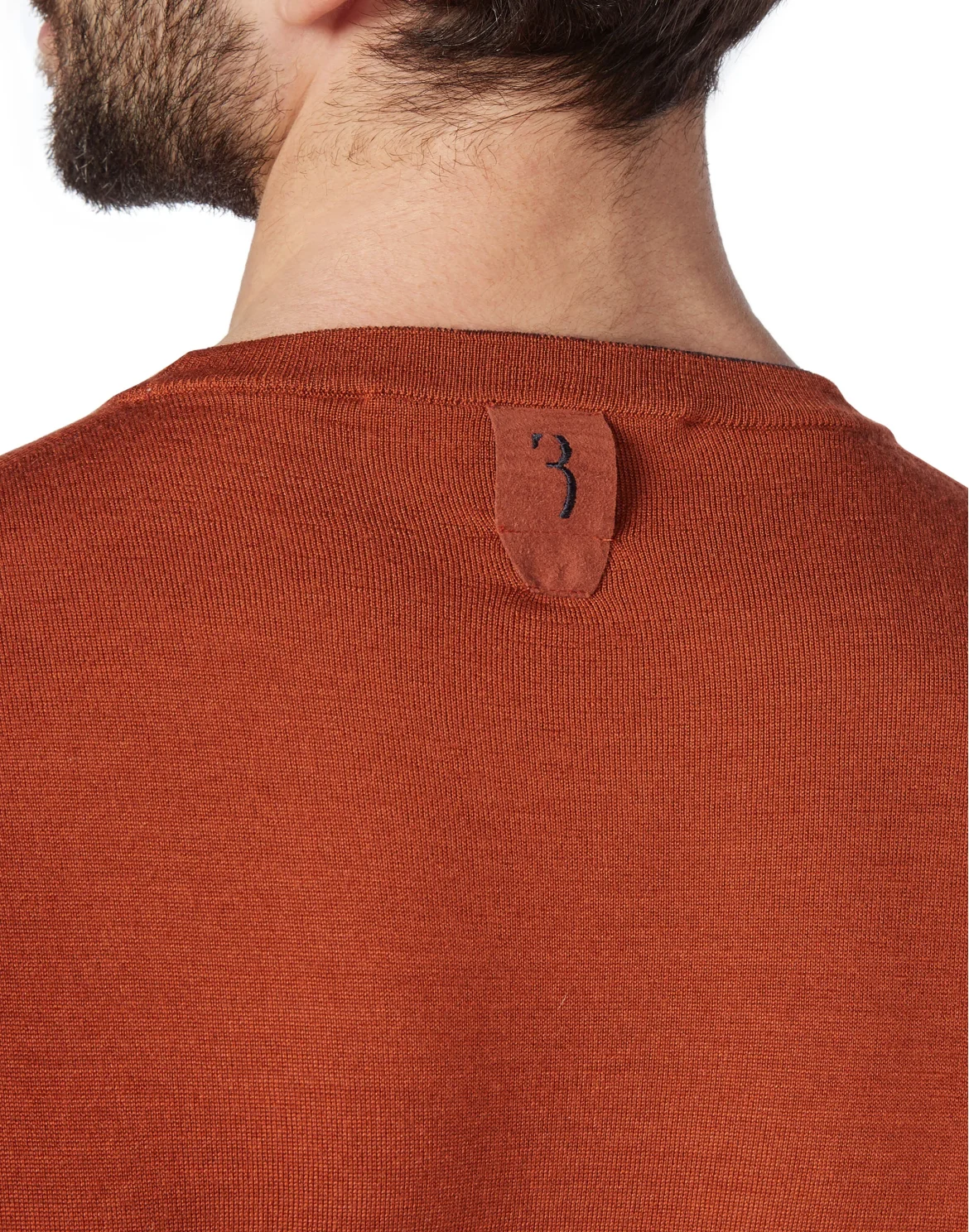 Pullover Round Neck LS Crest, цвет: Оранжевый