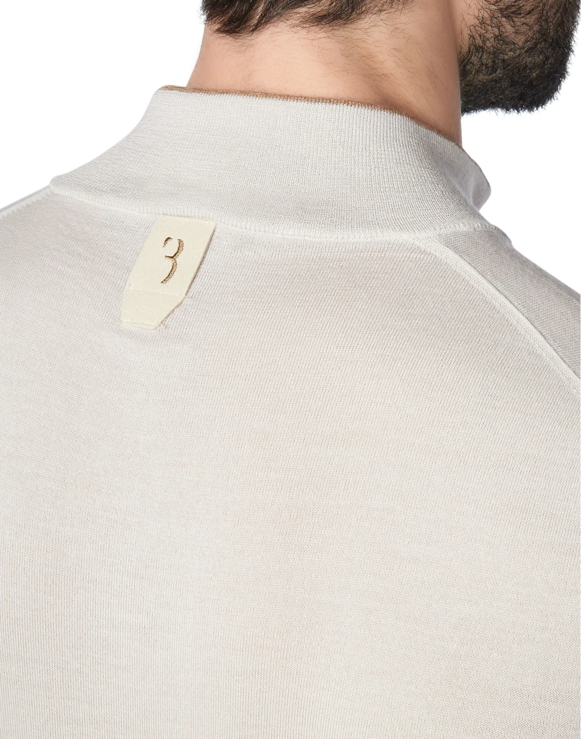Pullover full zip Crest, цвет: Бежевый