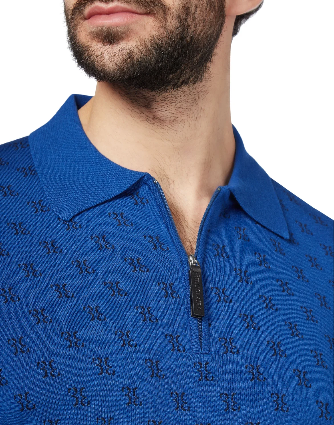 Pullover zip mock Double B, цвет: Синий