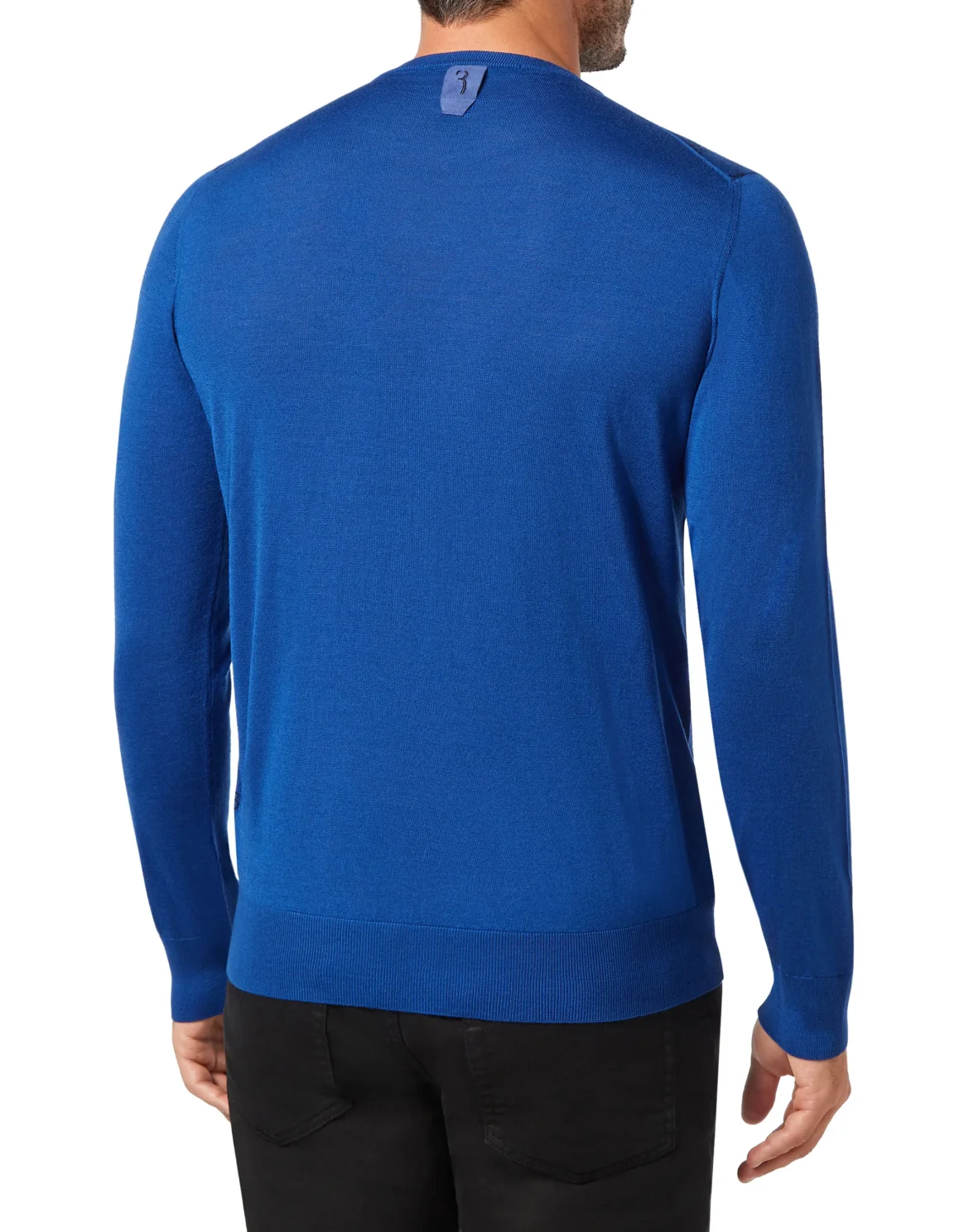 Pullover Round Neck LS Double B, цвет: Синий
