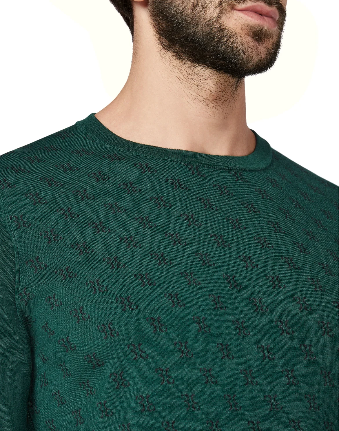 Pullover Round Neck LS Double B, цвет: Камуфляж