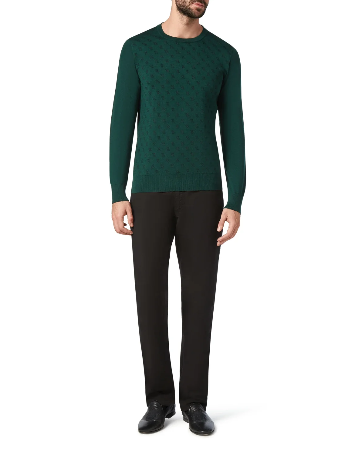 Pullover Round Neck LS Double B, цвет: Камуфляж