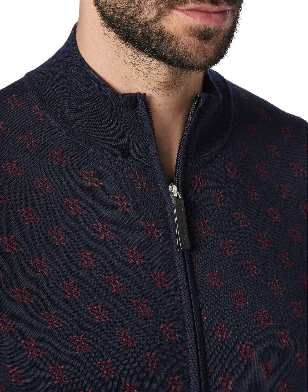 Pullover full zip Double B, цвет: Синий