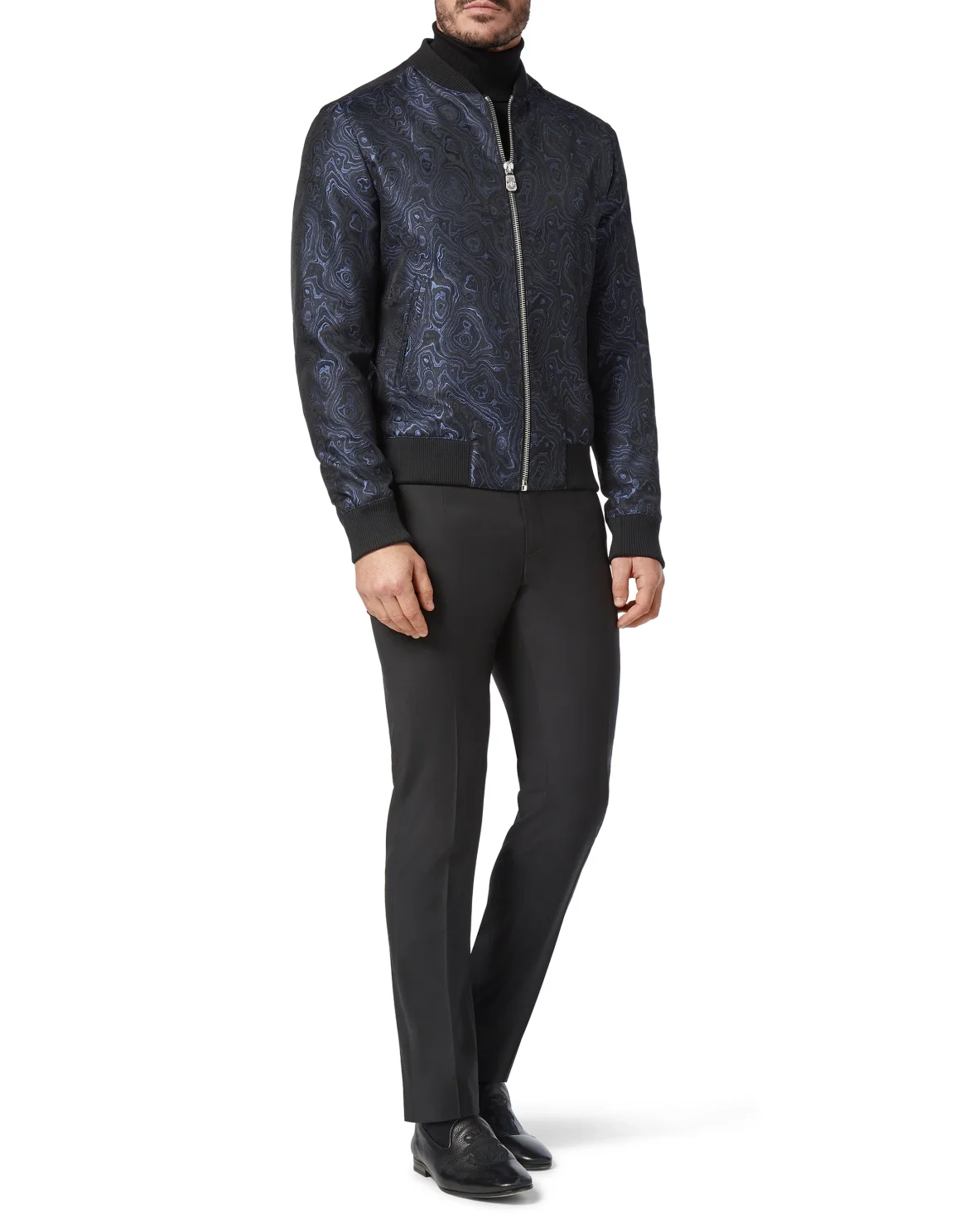 Bomber Marbled, цвет: Синий