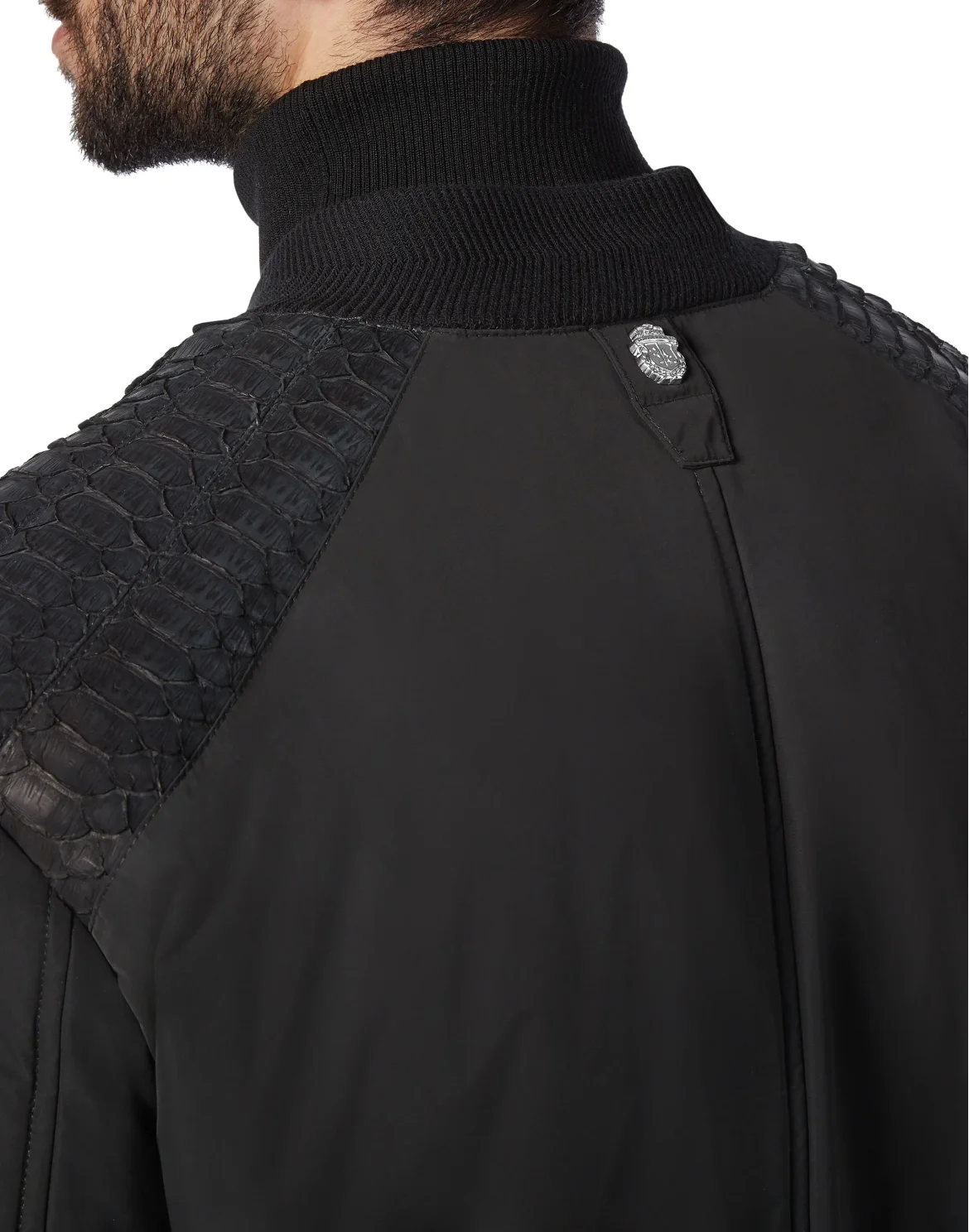Bomber With Python Luxury, цвет: Черный