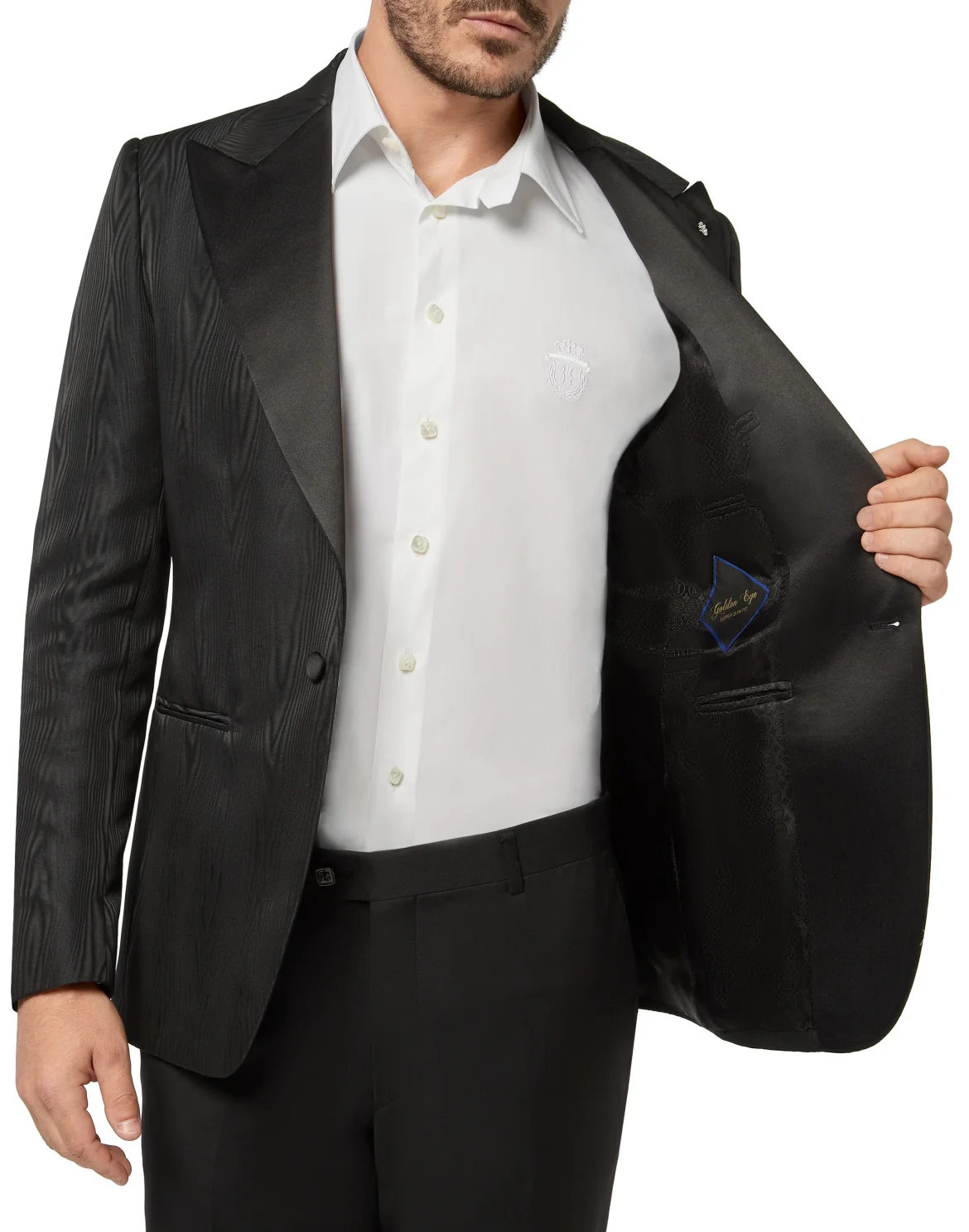 Blazer Super Slim Fit Marbled, цвет: Черный