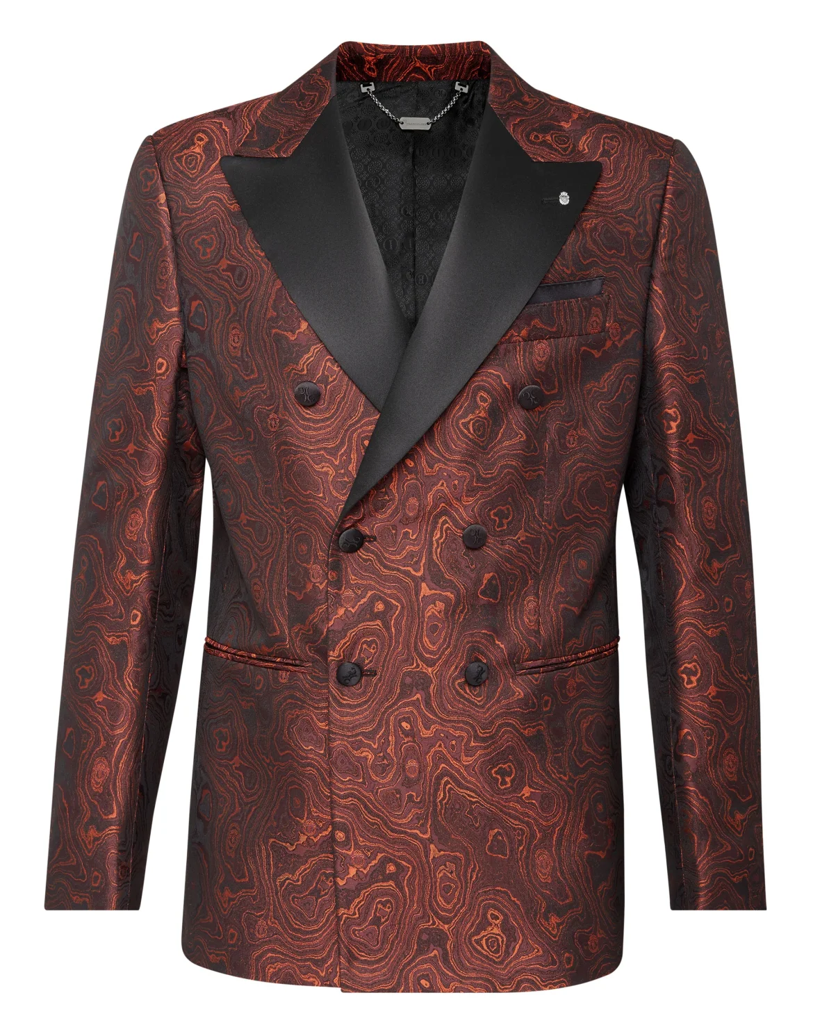 Blazer Super Slim Fit Marbled, цвет: Оранжевый
