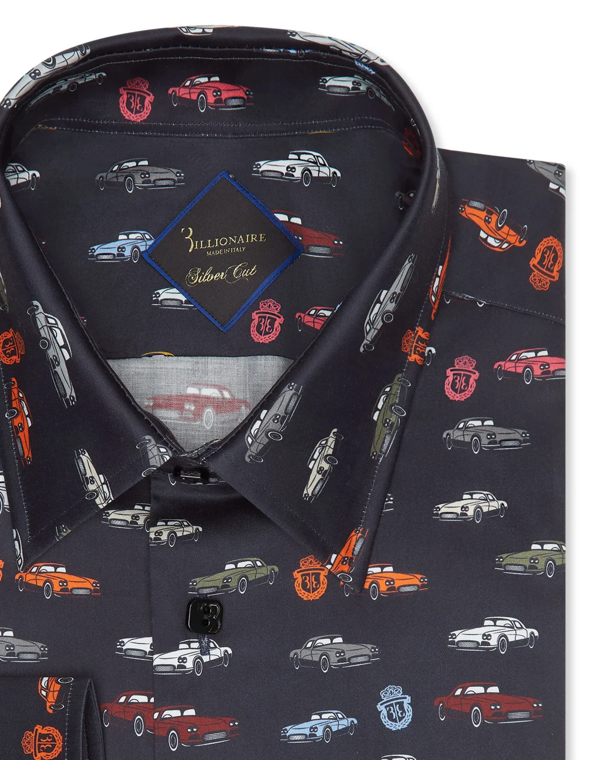 Shirt Silver Cut LS/Milano Cars Racing, цвет: Черный
