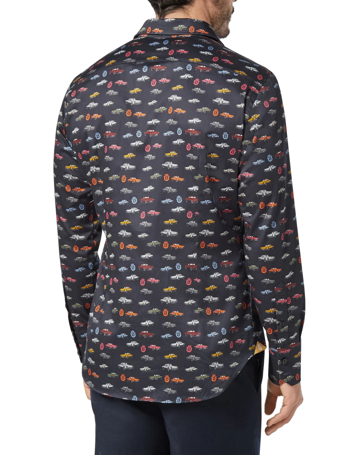 Shirt Silver Cut LS/Milano Cars Racing, цвет: Черный