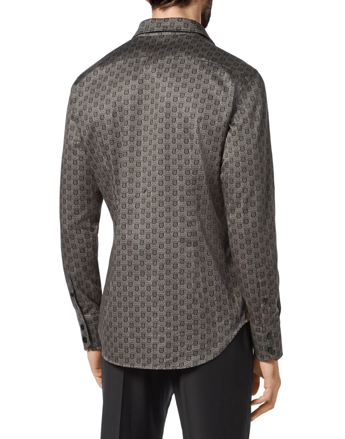 Shirt Silver Cut LS/Milano Crest, цвет: Черный