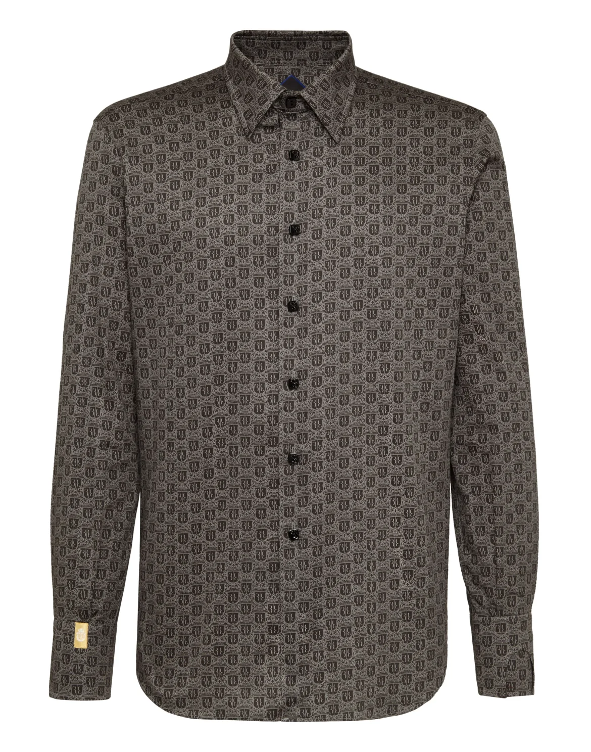 Shirt Silver Cut LS/Milano Crest, цвет: Черный