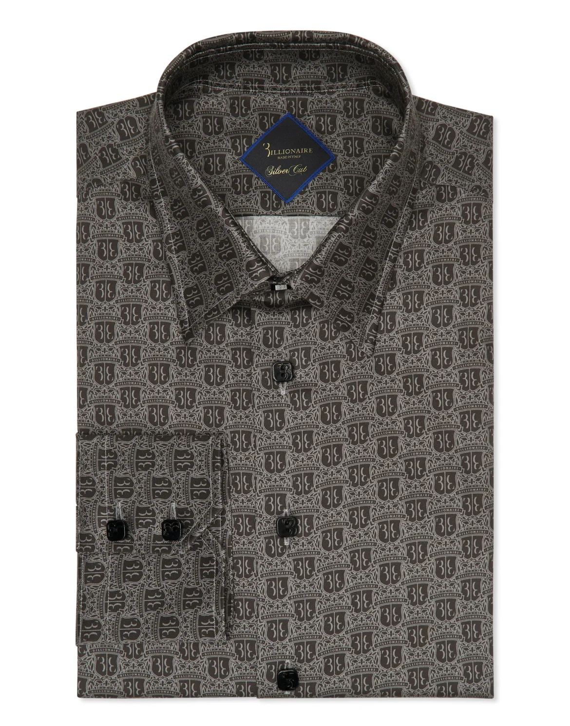 Shirt Silver Cut LS/Milano Crest, цвет: Черный
