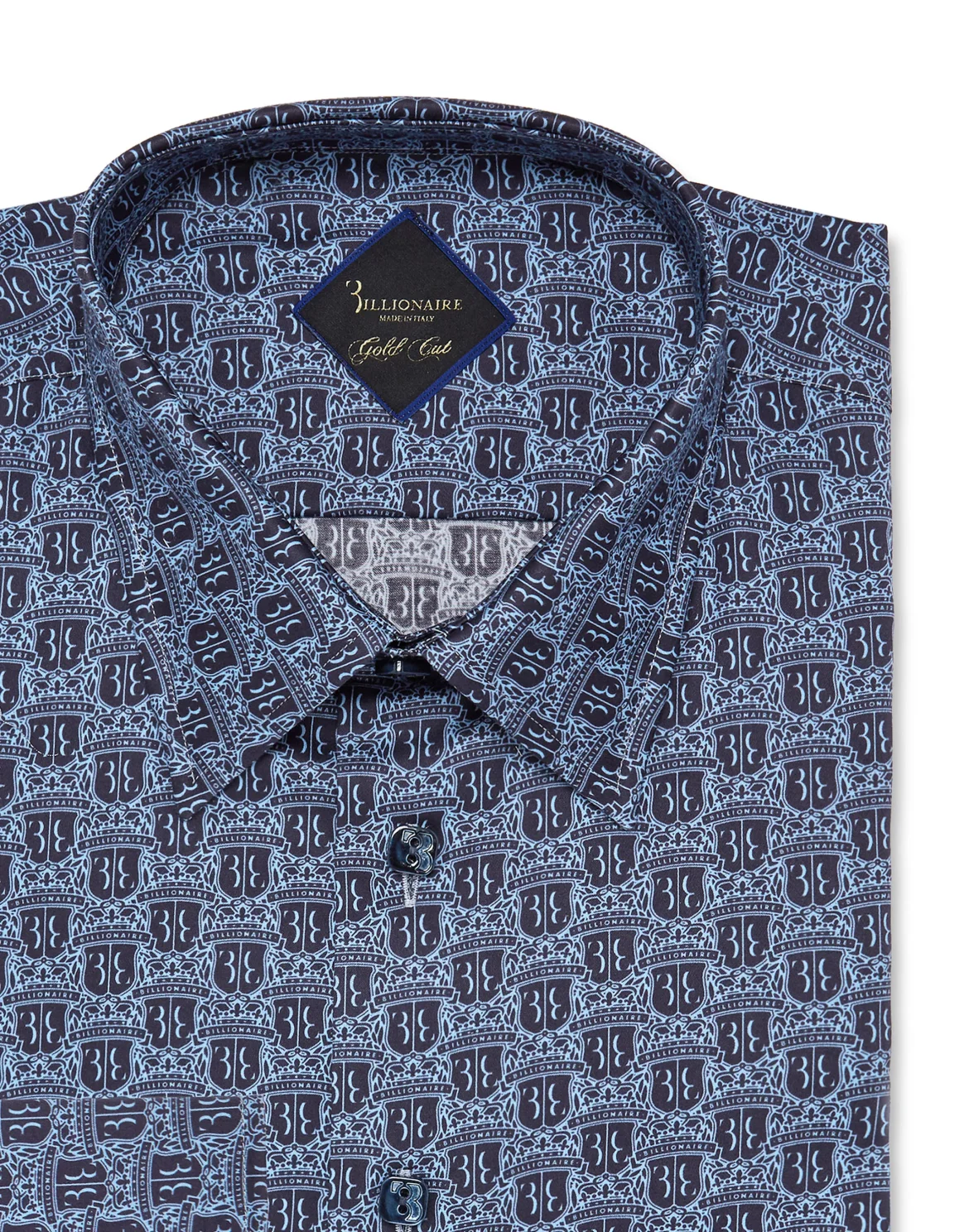 Shirt Gold Cut LS/Milano Crest, цвет: Синий