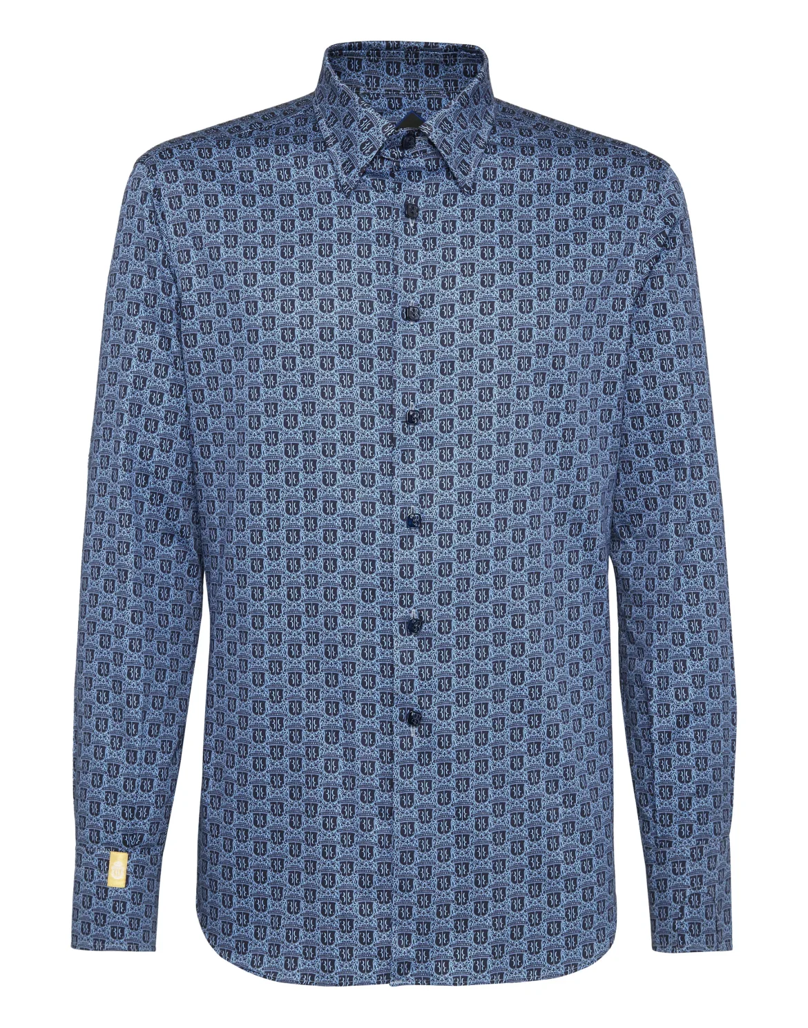 Shirt Gold Cut LS/Milano Crest, цвет: Синий