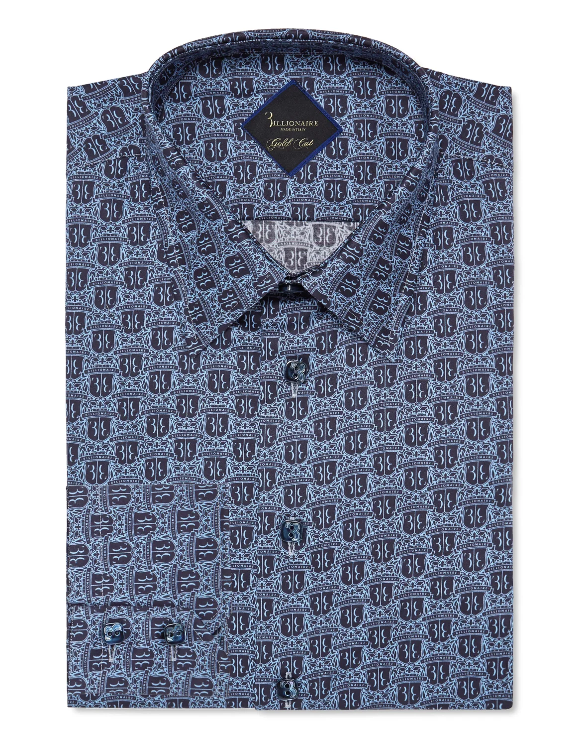 Shirt Gold Cut LS/Milano Crest, цвет: Синий