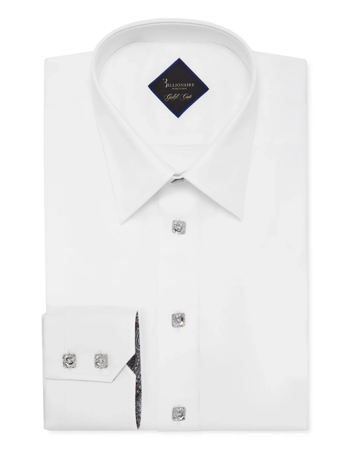 Shirt Gold Cut LS/Milano Paisley, цвет: Белый