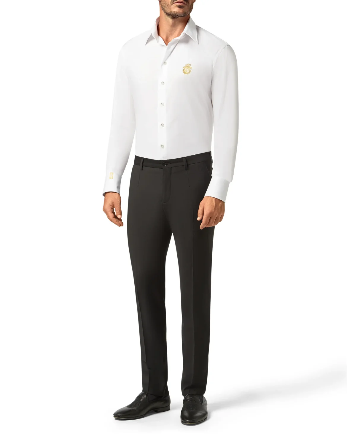 Shirt Gold Cut LS/Milano Crest, цвет: Белый