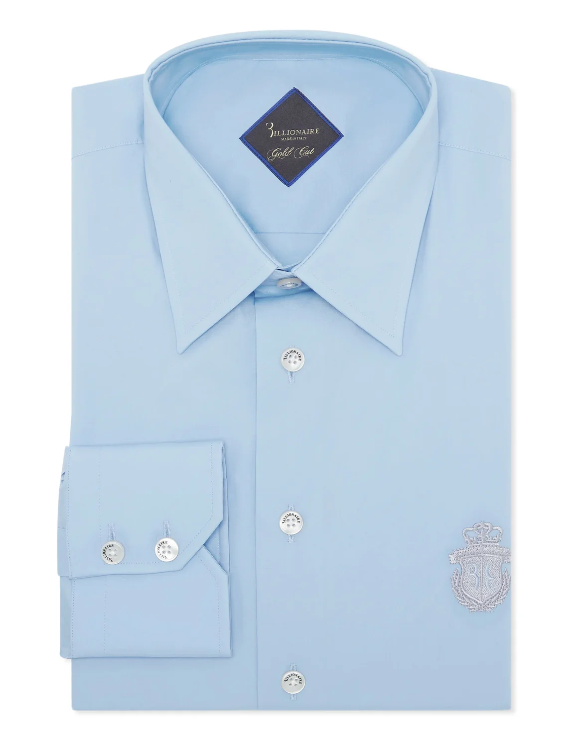 Shirt Gold Cut LS/Milano Crest, цвет: Синий