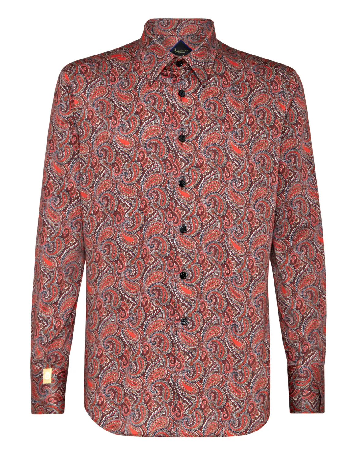 Shirt Gold Cut LS/Milano Paisley, цвет: Красный