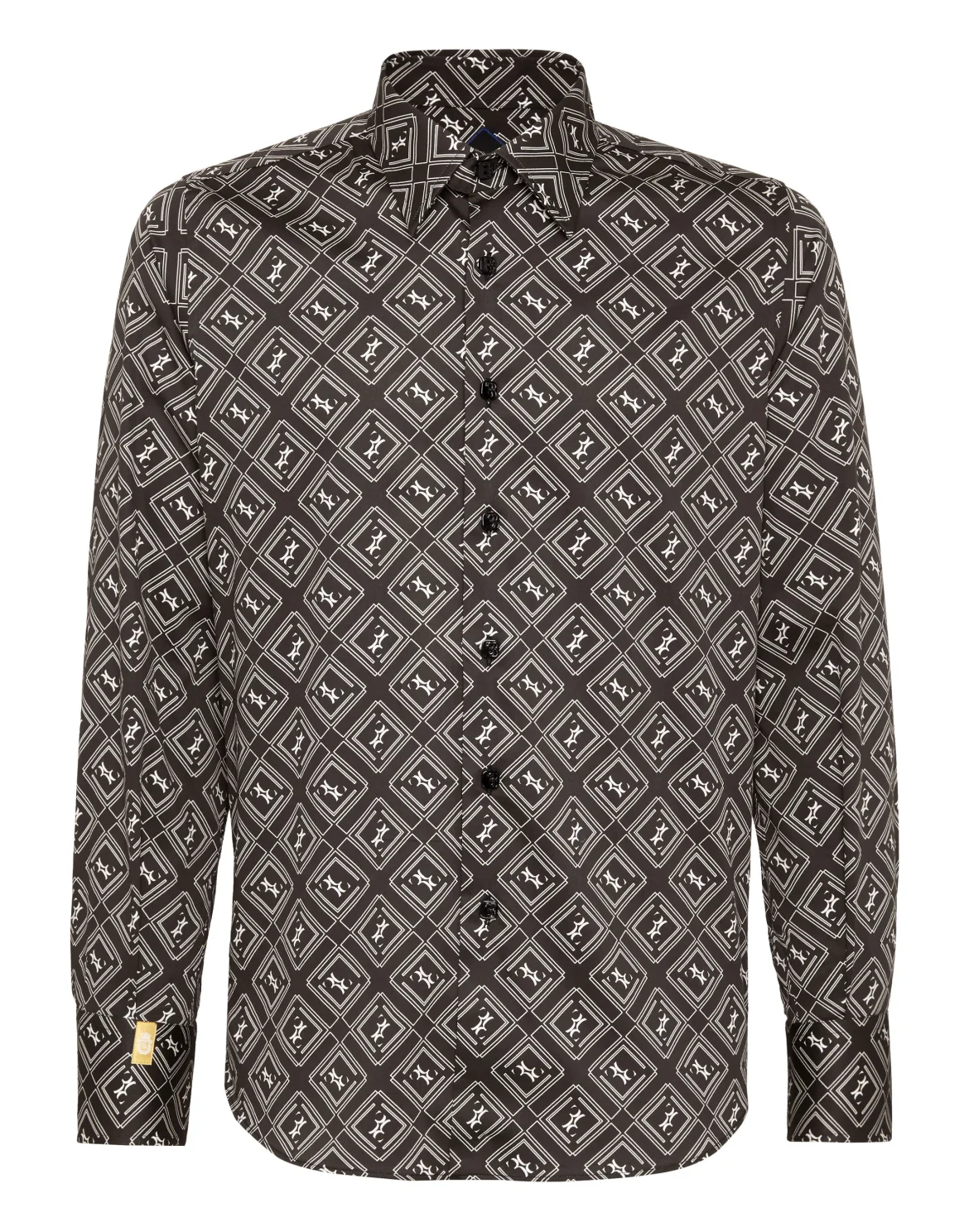 Shirt Silver Cut LS/Milano Crest, цвет: Черный